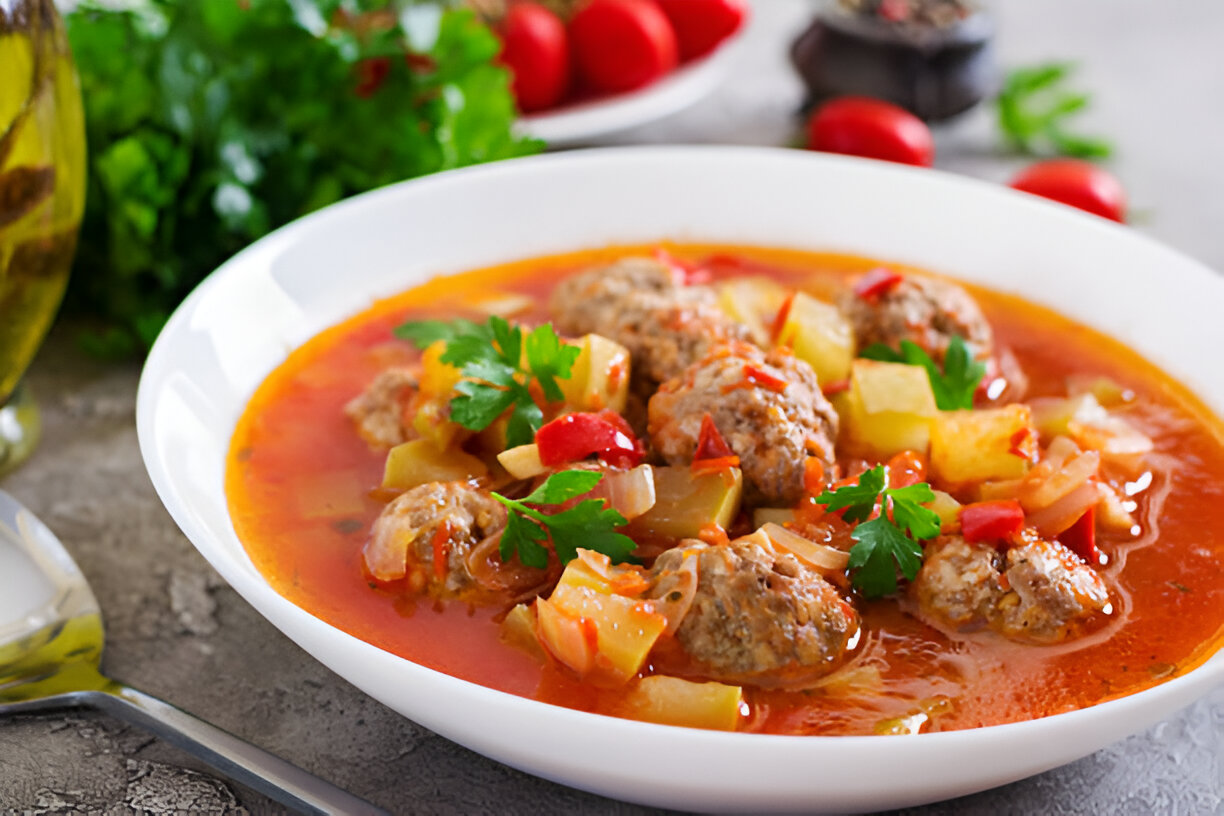 Albondigas Soup Mexican Meatball Soup recipe