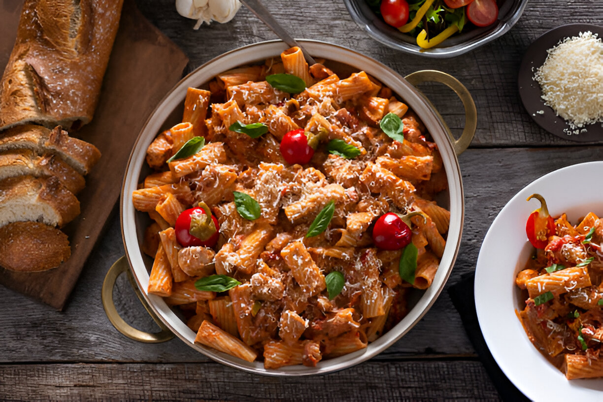 Chicken Pot Pie Pasta