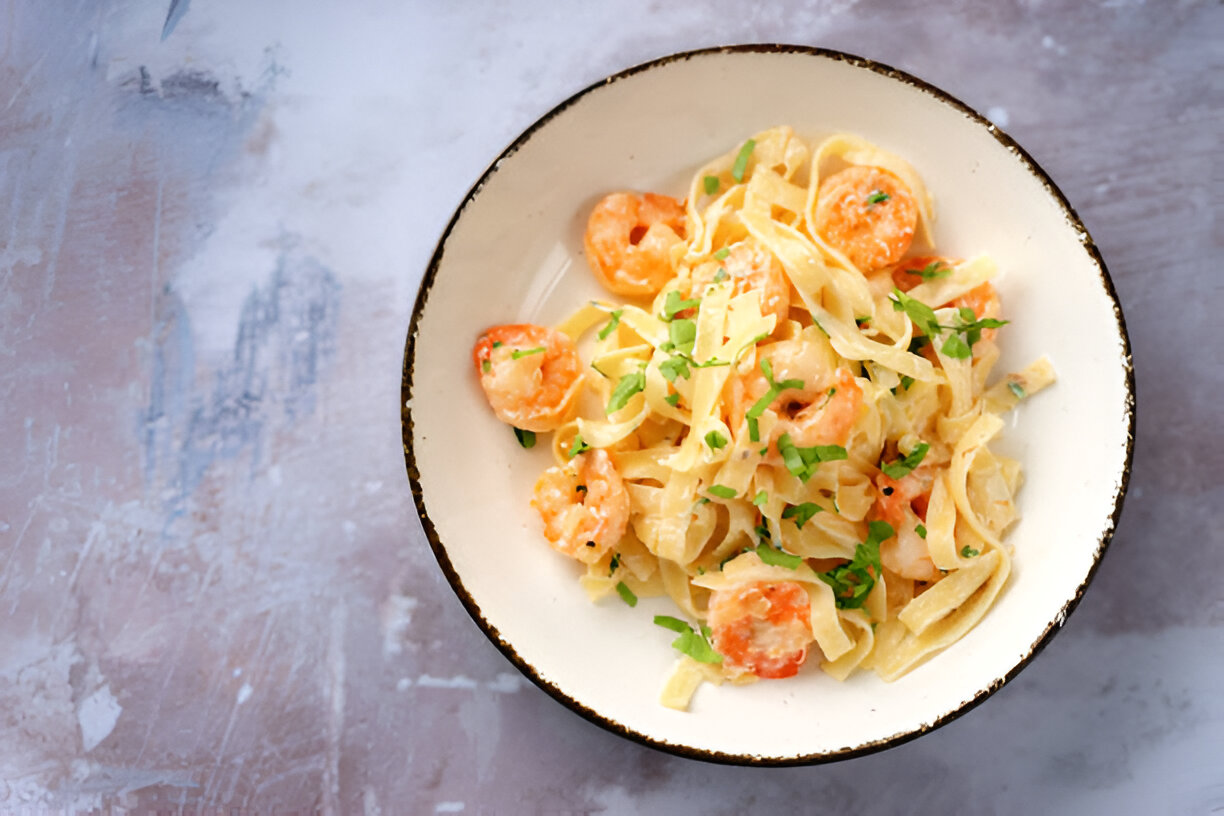 Creamy Cajun Pasta with Succulent Shrimp and Spicy Sausage