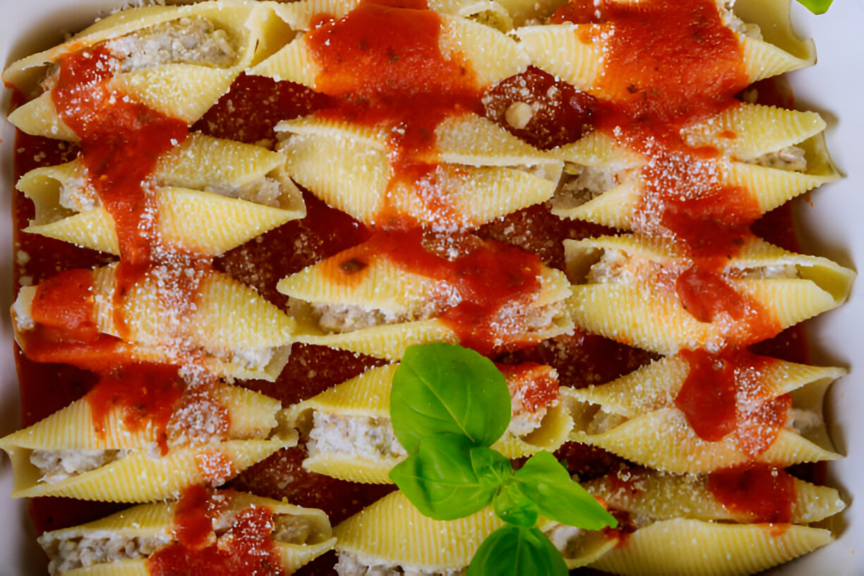 Creamy Ricotta Beef Stuffed Shells Pasta