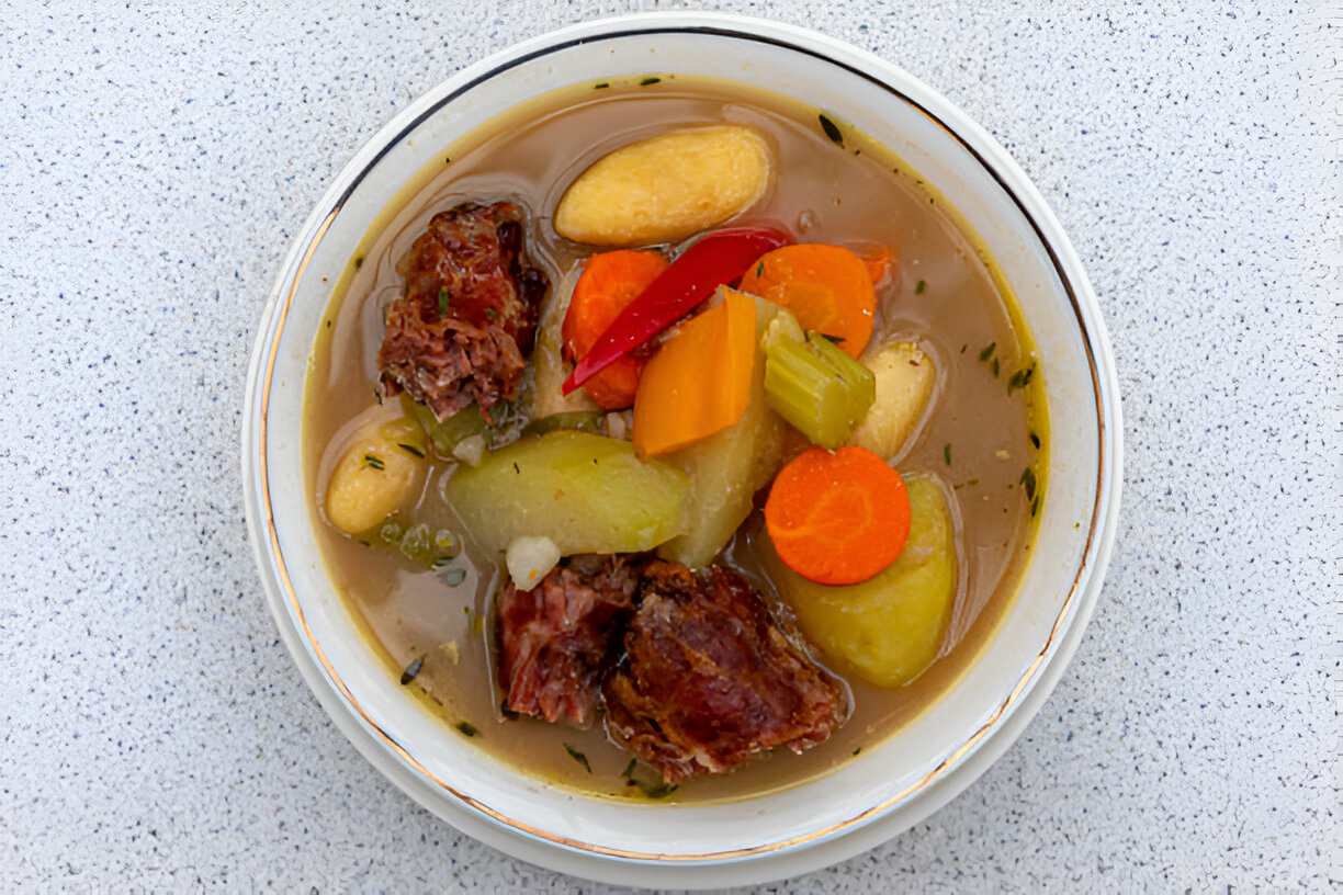 Hearty Corned Beef Cabbage Soup