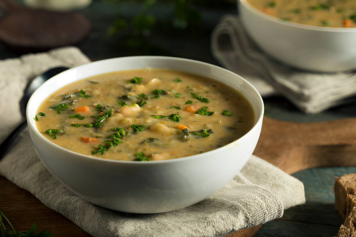 Hearty Creamy Bean Soup