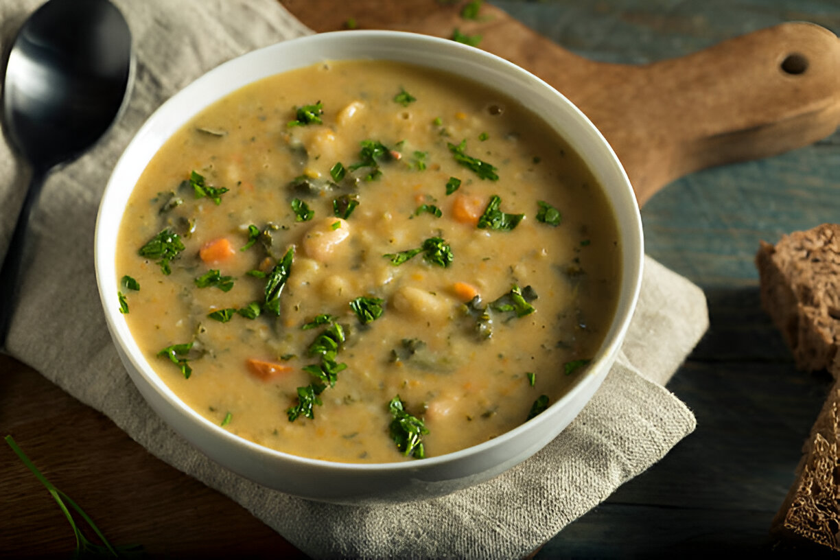 Hearty Creamy Bean Soup