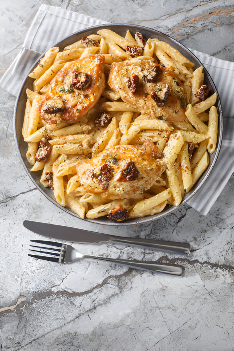 Marry Me Chicken Pasta Recipe Creamy Garlic Parmesan