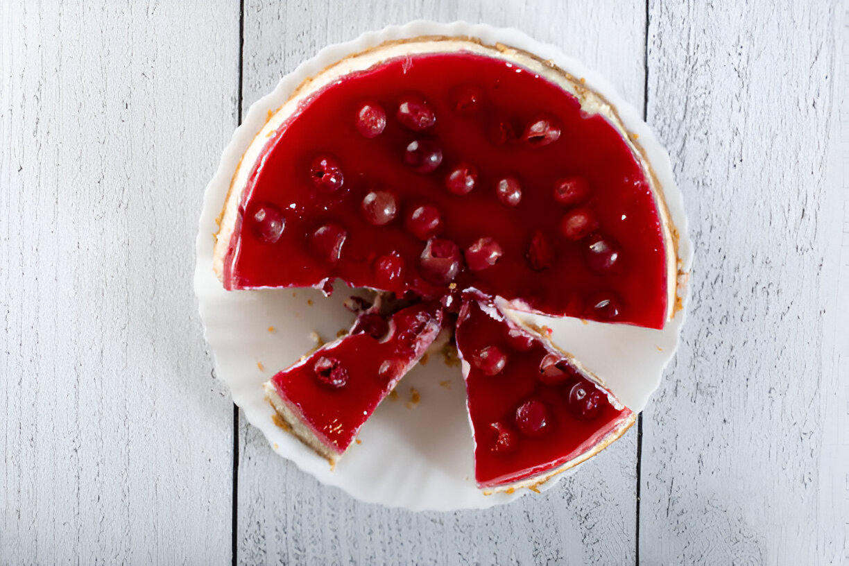 cranberry cheesecake