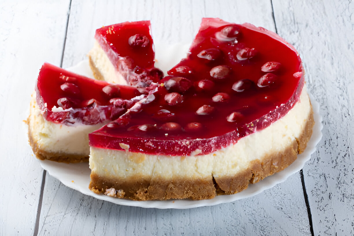 cranberry cheesecake