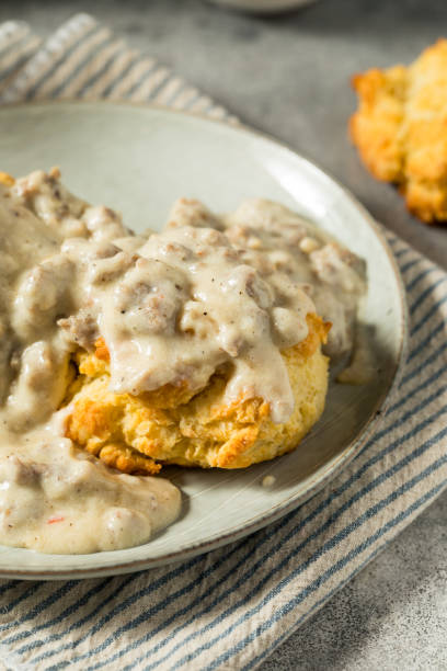 sausage gravy and biscuits