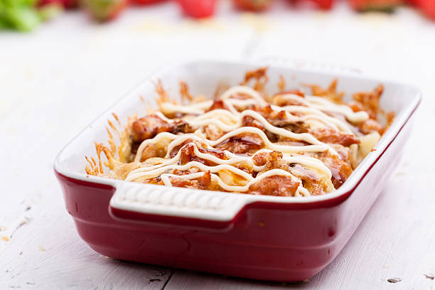 Baked Cream Cheese Spaghetti Casserole