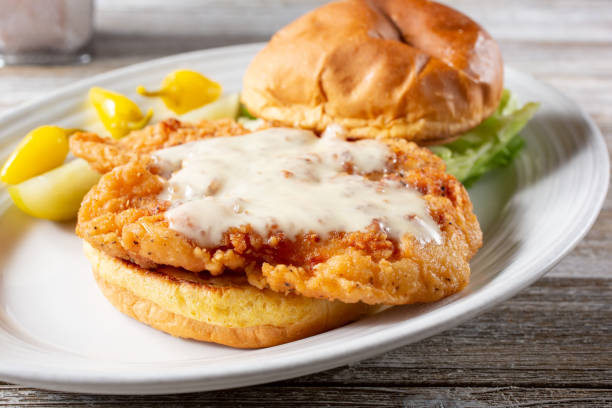 Chicken Alfredo Sloppy Joes