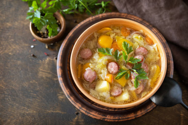 Crockpot Creamy Potato Hamburger Soup