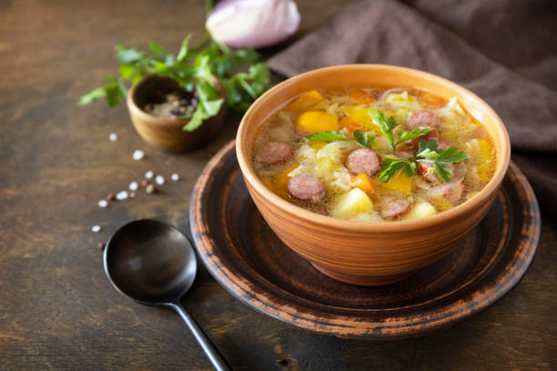 Crockpot Creamy Potato Hamburger Soup