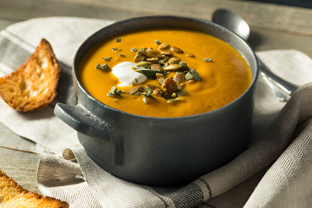 Curried Butternut Squash Soup