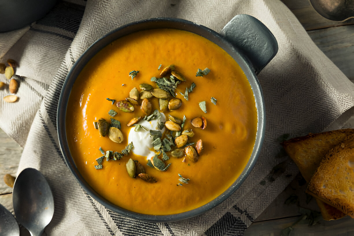 Curried Butternut Squash Soup