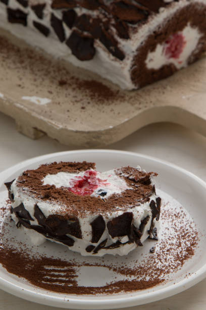 Heavenly Black Forest Roll Cake Recipe