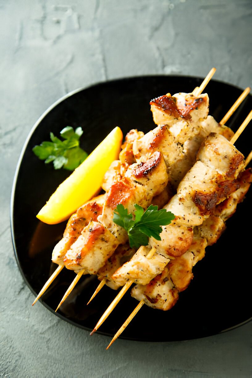 Lemon Herb Chicken Skewers