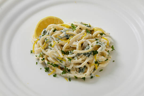 Lemon Ricotta Pasta with Spinach