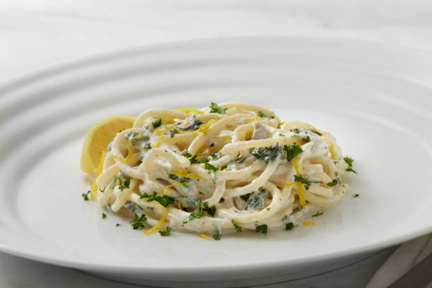 Lemon Ricotta Pasta with Spinach