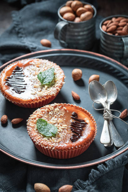 Mini Pecan Chocolate Caramel Tarts