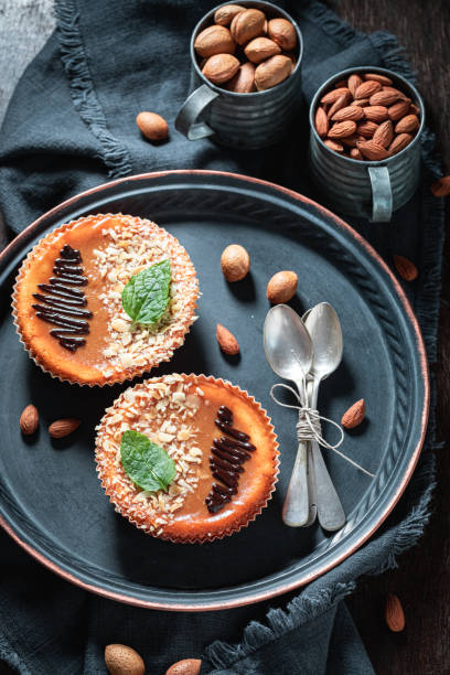 Mini Pecan Chocolate Caramel Tarts