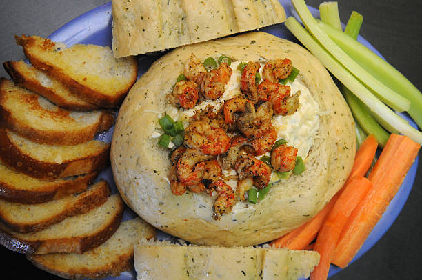 Stuffed Seafood Soup Bread Bowl