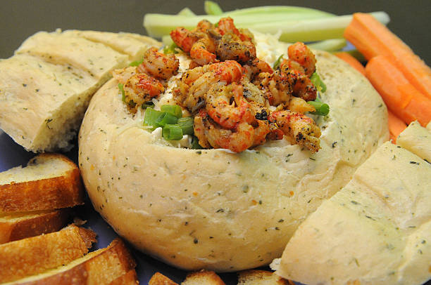 Stuffed Seafood Soup Bread Bowl