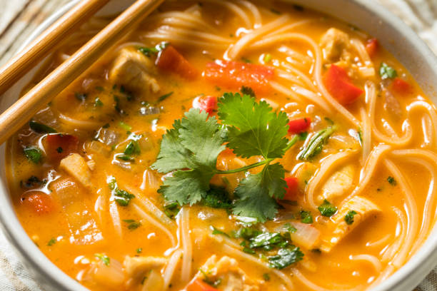 Thai Coconut Curry Noodle Soup