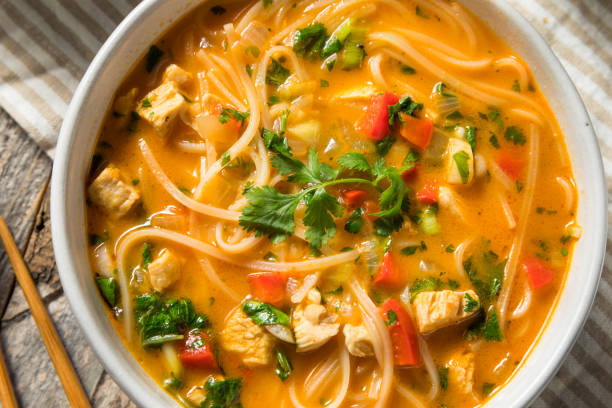 Thai Coconut Curry Noodle Soup