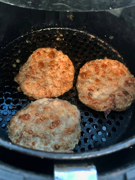 air fryer burgers