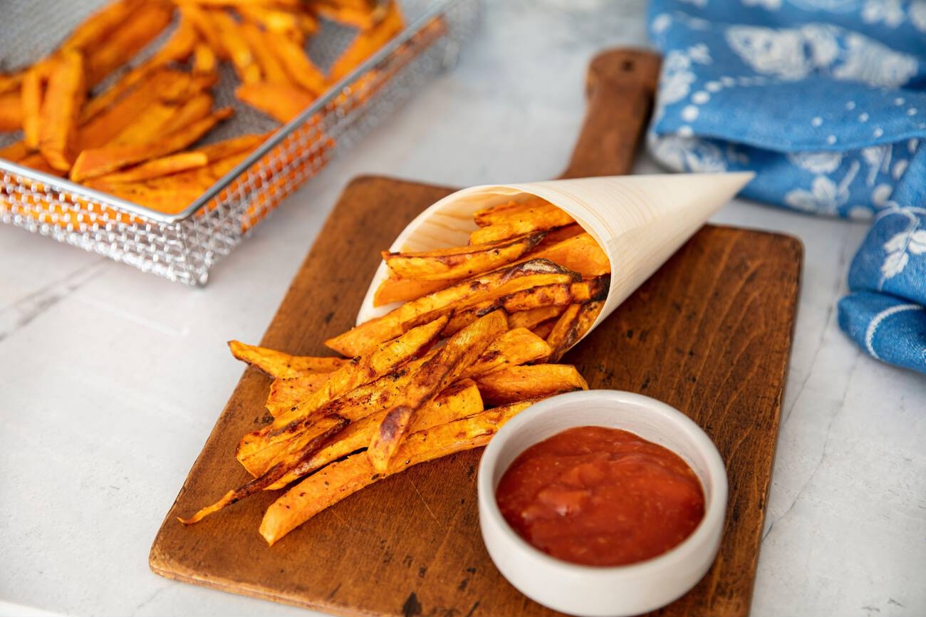 air fryer sweet potatoes