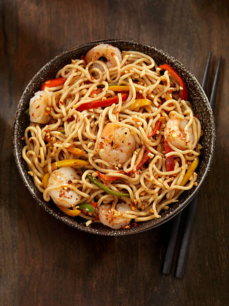 chicken stir fry with noodles