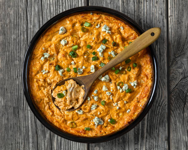 cottage cheese buffalo chicken dip