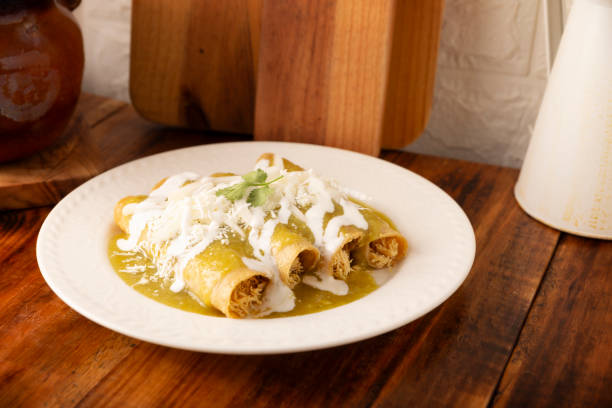 creamy chicken enchiladas