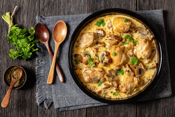 creamy mushroom chicken