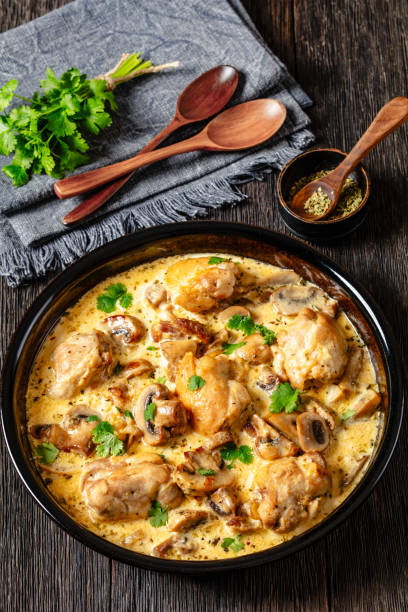 creamy mushroom chicken