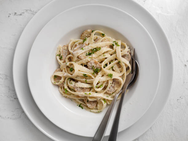 creamy mushroom pasta