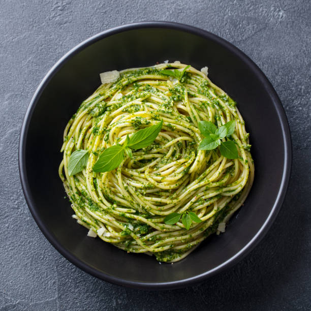 creamy pesto pasta