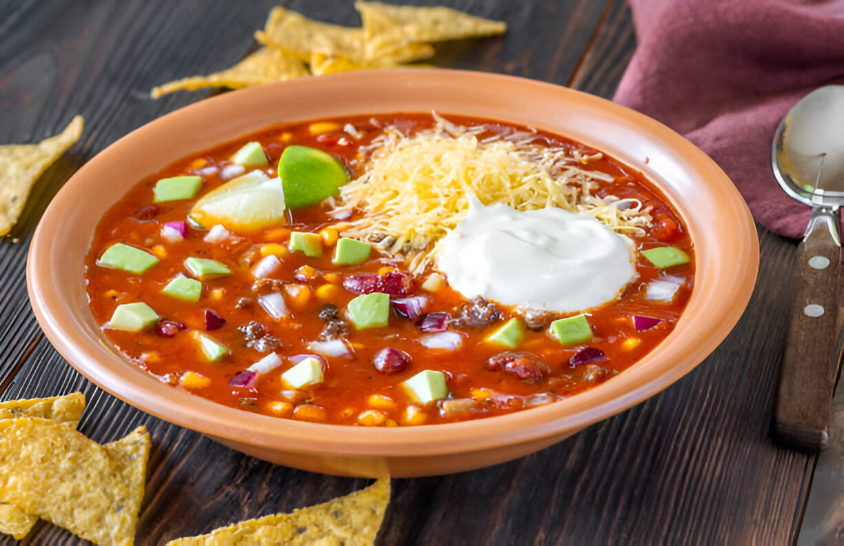 slow cooker nacho soup