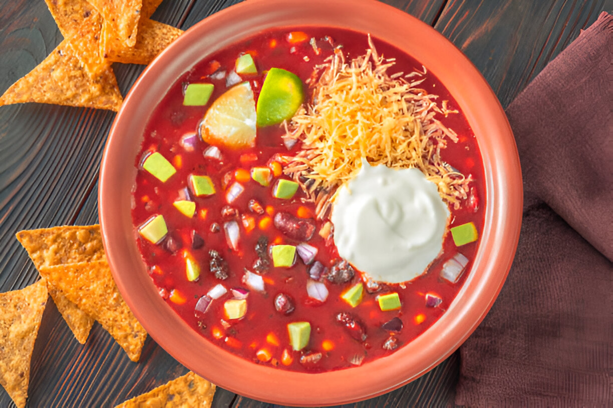 slow cooker nacho soup