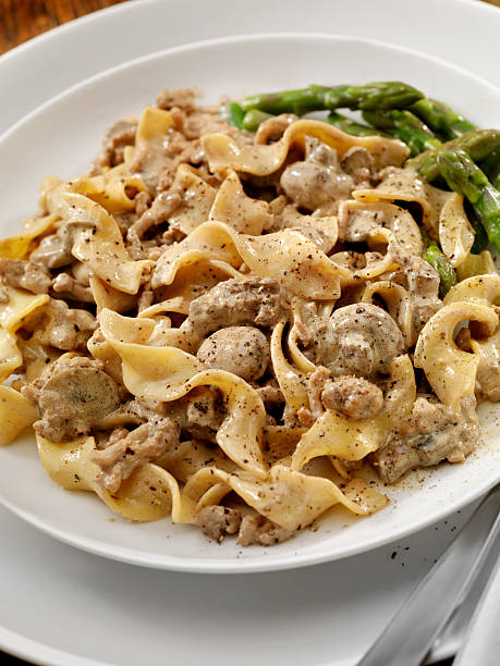 beef stroganoff with ground beef