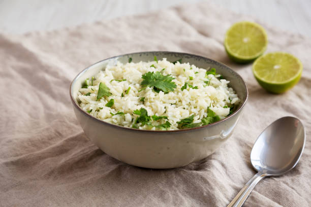 cilantro lime rice in rice cooker