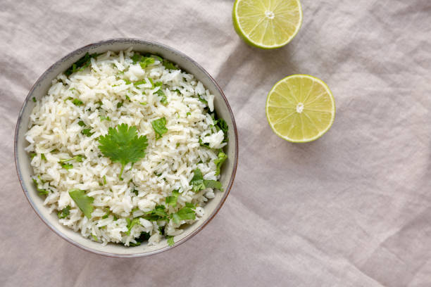 cilantro lime rice in rice cooker