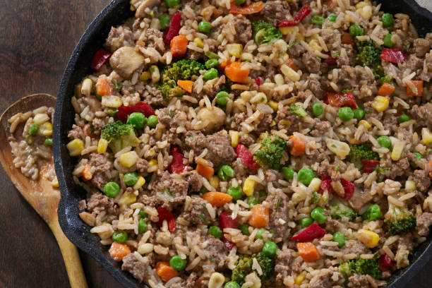 ground beef and rice