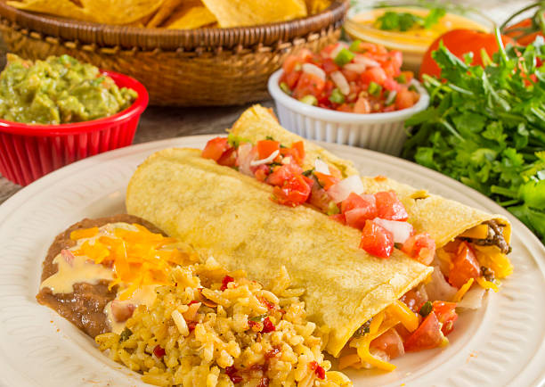 ground beef enchiladas with red sauce