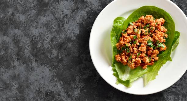 ground beef lettuce wraps