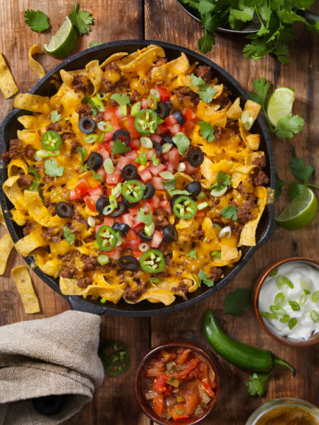 ground beef nachos