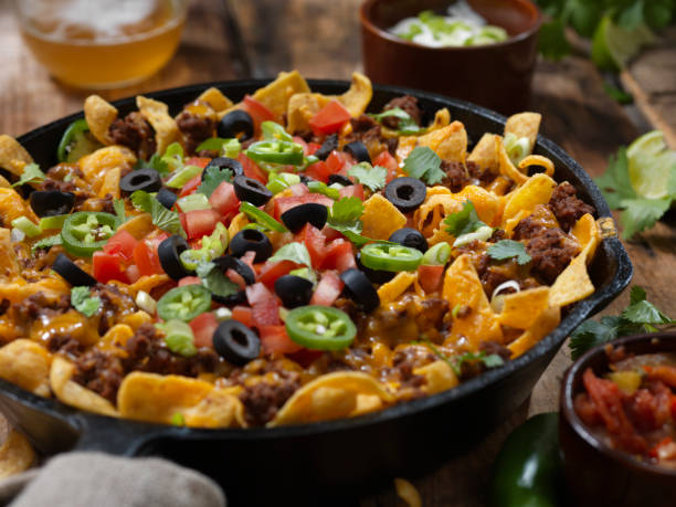 ground beef nachos