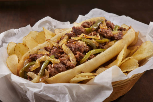 ground beef philly cheese steak