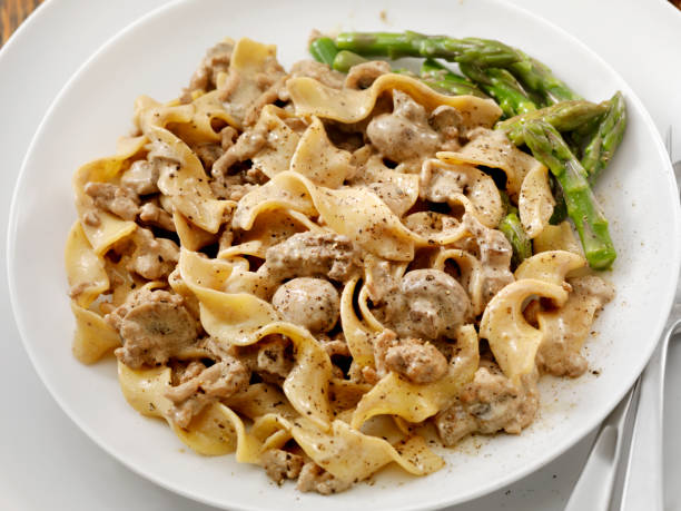 ground beef stroganoff recipe