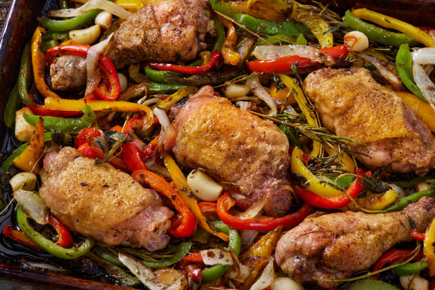 sheet pan chicken and veggies