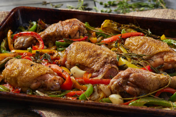 sheet pan chicken and veggies